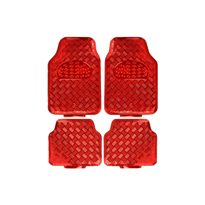 AL012 ALFOMBRA ALFOMBRA PVC ALUMINIO METALIZADA MATE 4 PIEZAS ROJO 7045.5 / 4245.5 CANTIDAD POR CAJA 6