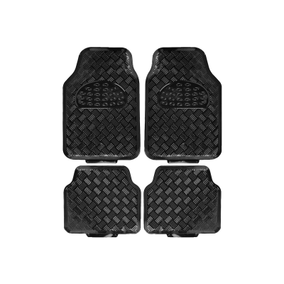 AL015 ALFOMBRA ALFOMBRA PVC ALUMINIO METALIZADA MATE 4 PIEZAS NEGRO 7045.5 / 4245.5 CANTIDAD POR CAJA 6