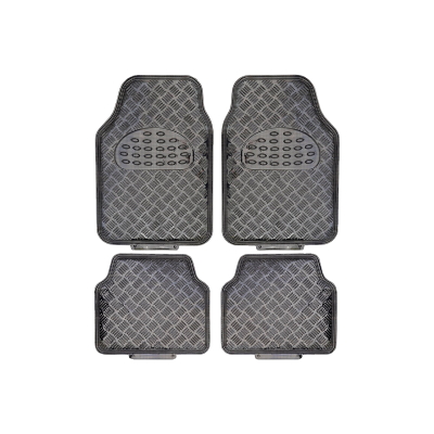 AL016 ALFOMBRA ALFOMBRA PVC ALUMINIO METALIZADA MATE 4 PIEZAS GRIS CARBON 7045.5 / 4245.5 CANTIDAD POR CAJA 6