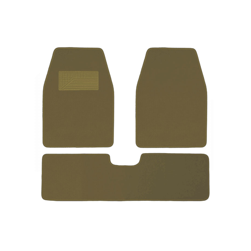 AL022 ALFOMBRA ALFOMBRA CARPETA TIPO ORIGINAL 3 PIEZAS BEIGE 67.543.5 / 7244.5 CANTIDAD POR CAJA 6