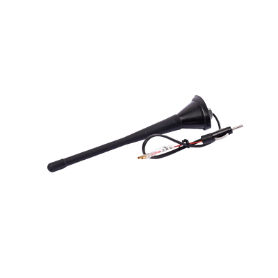 AN002 ANTENA ANTENA DE FIBRA DE VIDRIO AJUSTABLE 21CM  NEGRO UNIVERSAL CANTIDAD POR CAJA 100