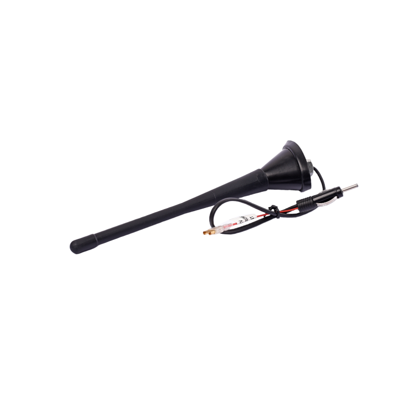 AN002 ANTENA ANTENA DE FIBRA DE VIDRIO AJUSTABLE 21CM  NEGRO UNIVERSAL CANTIDAD POR CAJA 100