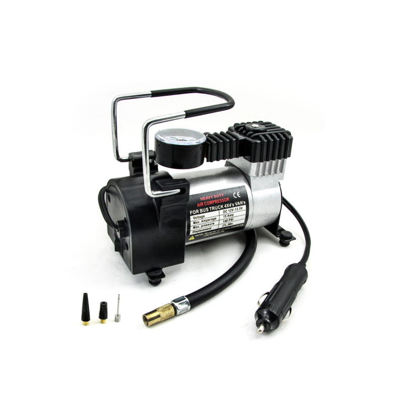 COM001 COMPRESOR COMPRESOR DE AIRE 12V, 140 PSI, CILINDRO 1X30MM 10 AMP PLATEADO 16075140MM