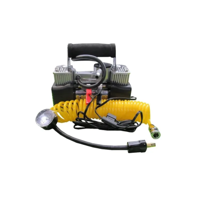COM002 COMPRESOR COMPRESOR DE AIRE 12V, 150 PSI, CILINDRO 2X40MM 35 AMP PLATEADO 345140190MM CANTIDAD POR CAJA 2