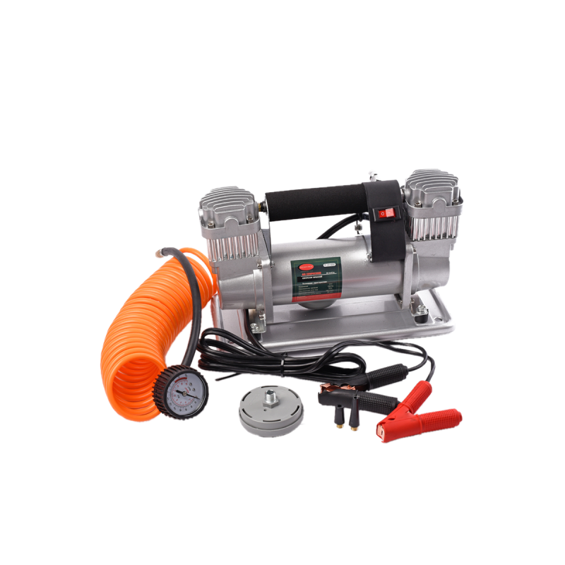 COM003 COMPRESOR COMPRESOR DE AIRE 12V, 150 PSI, CILINDRO 2X30MM 20 AMP PLATEADO 22095155MM CANTIDAD POR CAJA 4