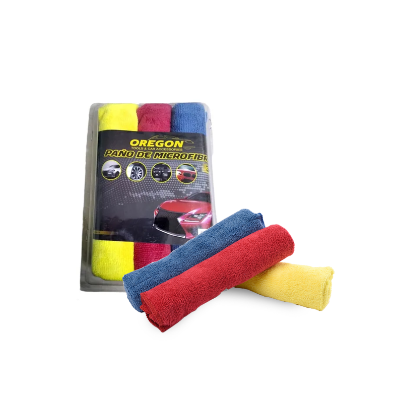COS001 PAÑO DE MICROFIBRA SET DE PAÑO DE MICROFIBRA X 3 UNIDADES VARIOS UNIVERSAL CANTIDAD POR CAJA 60