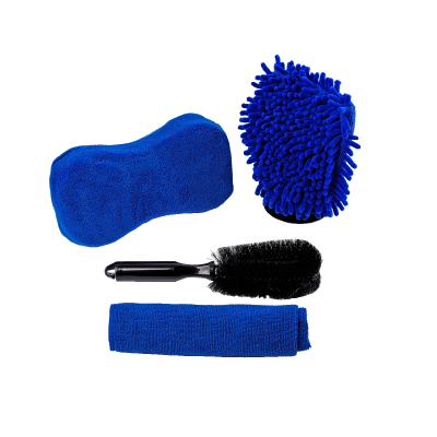 COS009 KIT DE LIMPIEZA KIT DE LIMPIEZA 5 PIEZAS (BAUL PLASTICO + GUANTE + ESPONJA + PAÑO + CEPILLO) VARIOS UNIVERSAL CANTIDAD POR CAJA 12