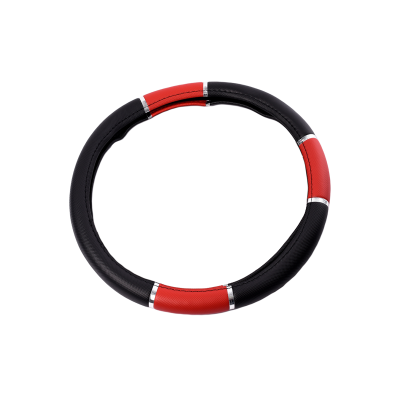 CV004 CUBRE VOLANTE CUBRE VOLANTE PVC 38CM CON REFLECTOR NEGRO / ROJO 387.5 