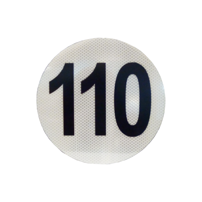 CVEL110 CIRCULO VELOCIDAD MAXIMA CIRCULO VELOCIDAD MAXIMA 110 KM/H 0