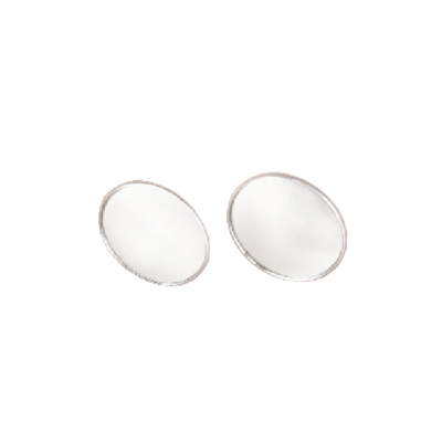 ESP002 JUEGO DE ESPEJOS PUNTO CIEGO 2 JUEGO DE ESPEJOS PUNTO CIEGO 2  REDONDO BORDE PLASTICO METALICO PLATEADO UNIVERSAL 