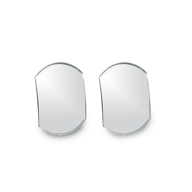 ESP010 ESPEJO PUNTO CIEGO 4 ESPEJO PUNTO CIEGO 4 X 5 1/2  OVALADO  BORDE PLASTICO METALICO PLATEADO UNIVERSAL