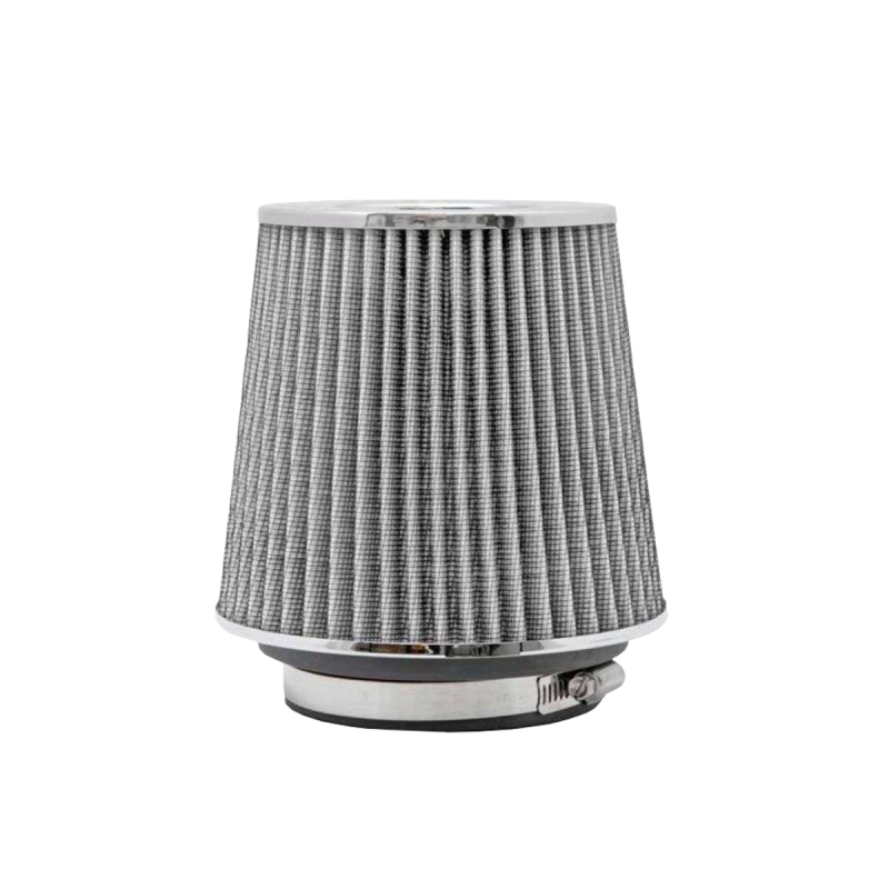 FA004 FILTRO DE AIRE CONICO FILTRO DE AIRE CONICO COMPETICION 63MM PLATEADO UNIVERSAL