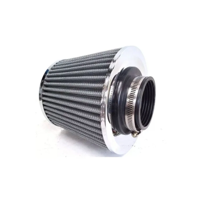 FA024 FILTRO DE AIRE CONICO FILTRO DE AIRE CONICO COMPETICION 76MM PLATEADO UNIVERSAL