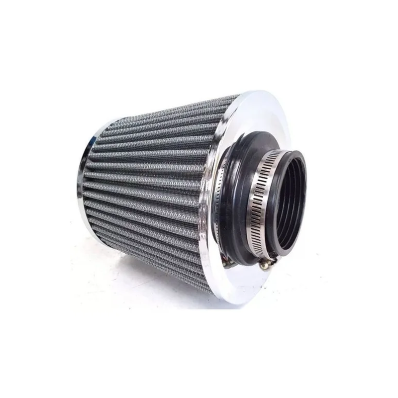 FA024 FILTRO DE AIRE CONICO FILTRO DE AIRE CONICO COMPETICION 76MM PLATEADO UNIVERSAL