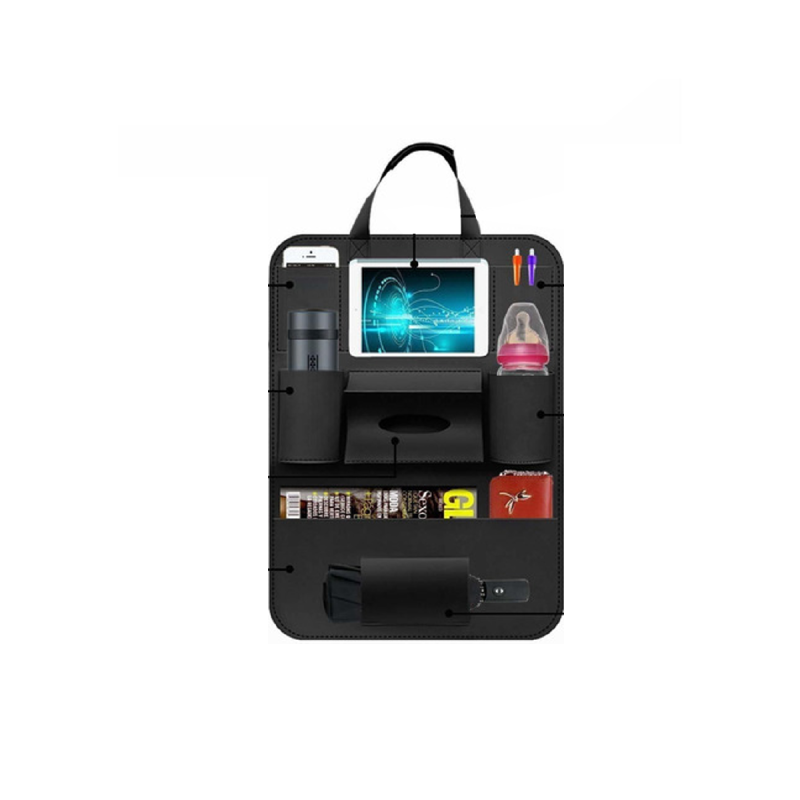 OA001 ORGANIZADOR DE ASIENTO ORGANIZADOR DE ASIENTO ORGANIZADOR DE ASIENTO TRASERO, ENGANCHE ASIENDO DELANTERO CONDUCTOR-ACOMPAÑANTE / 100 CUERO / 50X40 CM / CO