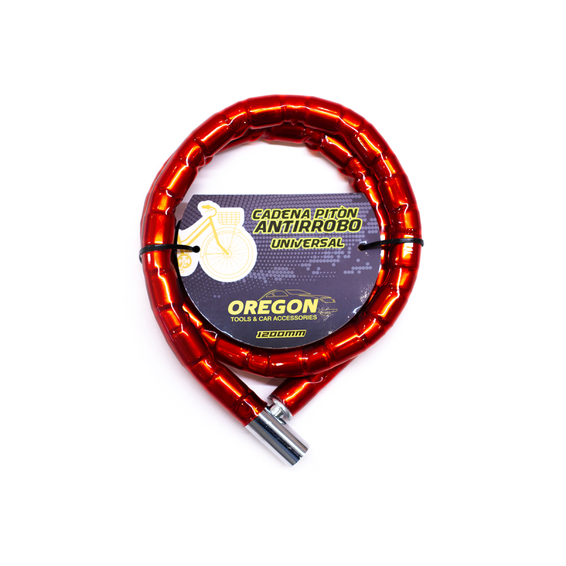 PIT002 TRABA PITON TRABA PITON PARA MOTO , 22  1200MM ROJO UNIVERSAL