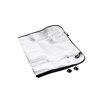 PS004 PARASOL PARASOL FRONTAL ALUMINIO PLATEADO 13060 CANTIDAD POR CAJA 100