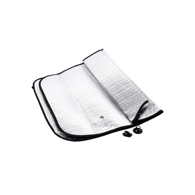 PS005 PARASOL PARASOL FRONTAL ALUMINIO DOBLE PLATEADO 13060 CANTIDAD POR CAJA 100