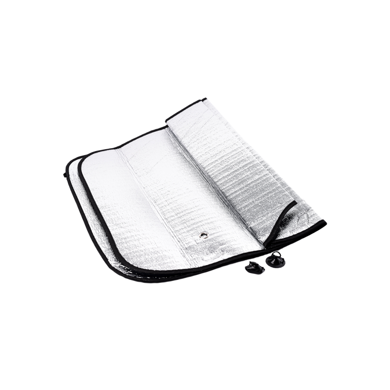 PS005 PARASOL PARASOL FRONTAL ALUMINIO DOBLE PLATEADO 13060 CANTIDAD POR CAJA 100