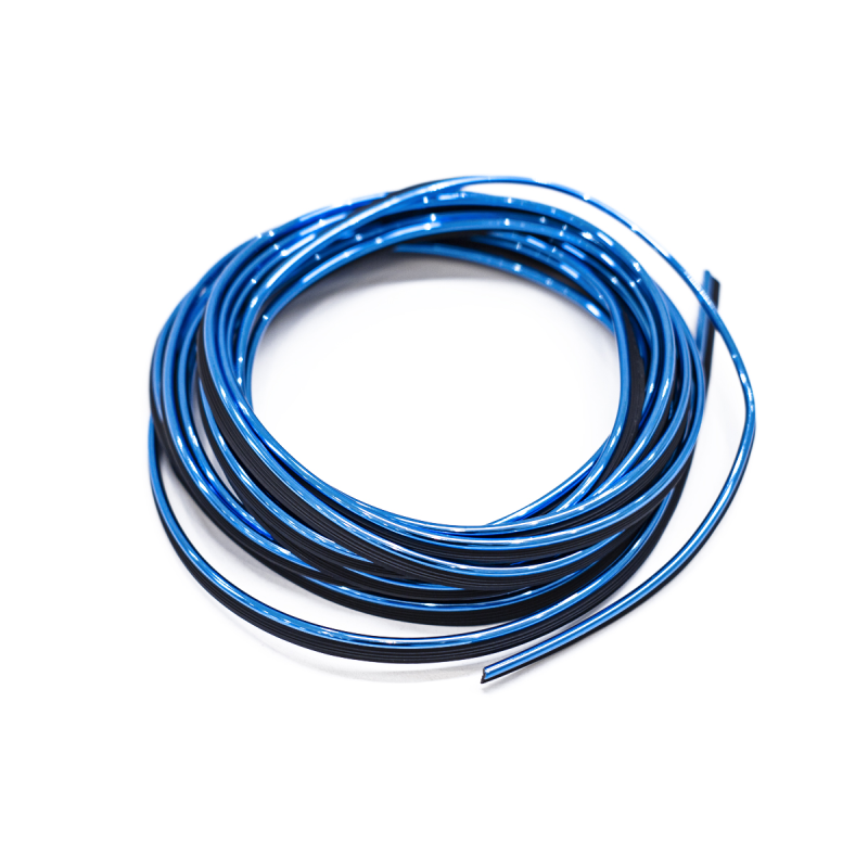 STRIP001 MOLDURA DECORATIVA MOLDURA DE ENCASTRE DECORATIVA PVC AZUL ROLLO 5 METROS DIAMETRO 2.6MM