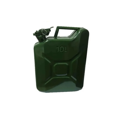 TANMET002 BIDON METALICO AMERICANO UNIVERSAL PARA TANQUE DE COMBUSTIBLE 10 LITROS CHAPA 8MM