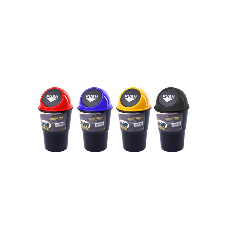 TB001 MINI TACHITOS DE BASURA SET DE 12 PCS MINI TACHITOS DE BASURA  ROJO / AZUL / AMARILLO / NEGRO 208.56.5 CANTIDAD POR CAJA 48