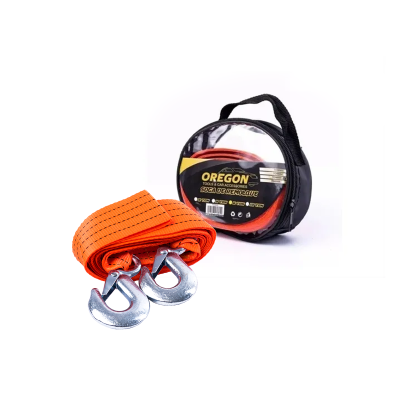 TOW005 SOGA DE REMOLQUE SOGA DE REMOLQUE CON GANCHOS METALICOS 8 TON NARANJA UNIVERSAL CANTIDAD POR CAJA 24