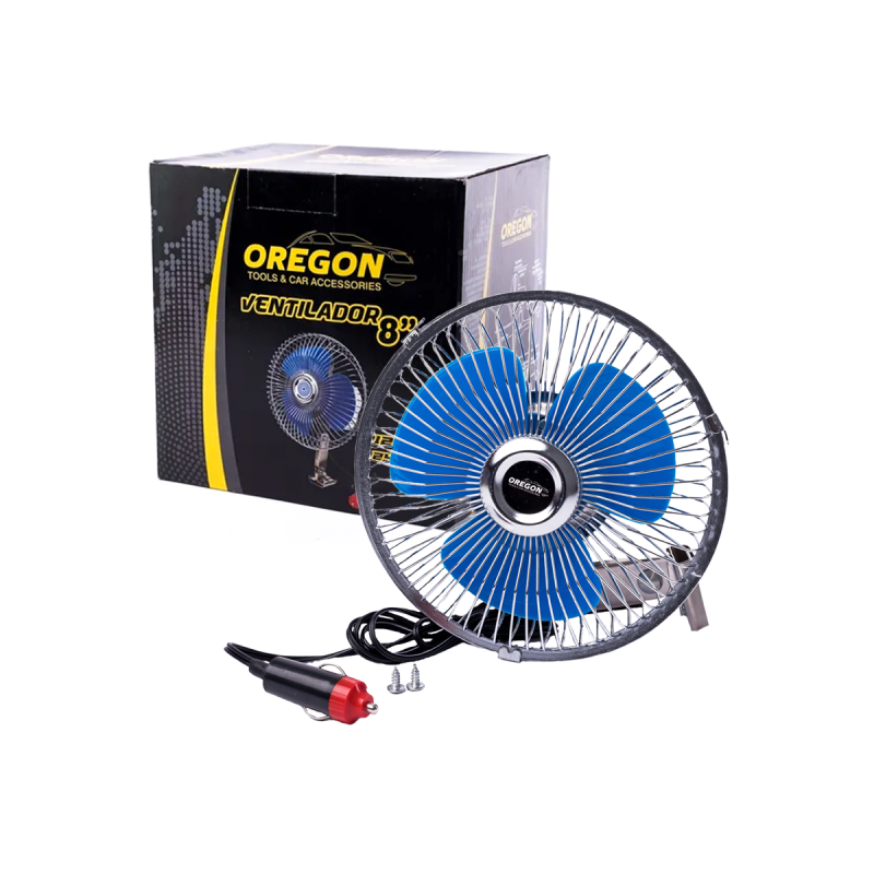 VENT004 VENTILADOR VENTILADOR METALICO 8 24V UNIVERSAL PLATEADO 8 DIAMETRO 220MM CANTIDAD POR CAJA 12