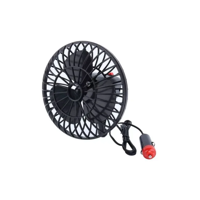 VENT015 VENTILADOR VENTILADOR PLASTICO 5 12V UNIVERSAL REFORZADO NEGRO UNIVERSAL CANTIDAD POR CAJA 45