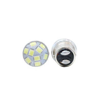 1034 - 1157 - P21/5W CREE 9 LED CON LUPA - BLANCO 12V