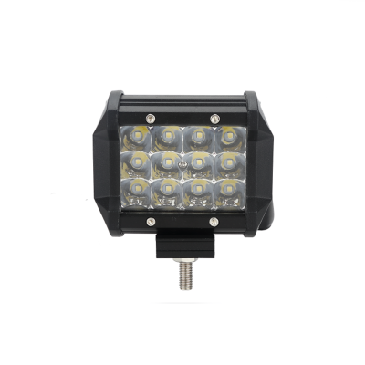 BAR18MULTI OFF ROAD BARRA DE LED MULTI RECTA BARRA DE 12 LED DE 1.5 WATTS TIPO EPISTAR  18 WATTS  -  9.8 CM DE LARGO COLOR BLANCO 12V / 24V - CARCAZA DE ALUMINI
