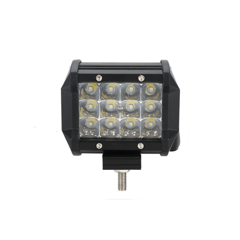 BAR18MULTI OFF ROAD BARRA DE LED MULTI RECTA BARRA DE 12 LED DE 1.5 WATTS TIPO EPISTAR  18 WATTS  -  9.8 CM DE LARGO COLOR BLANCO 12V / 24V - CARCAZA DE ALUMINI
