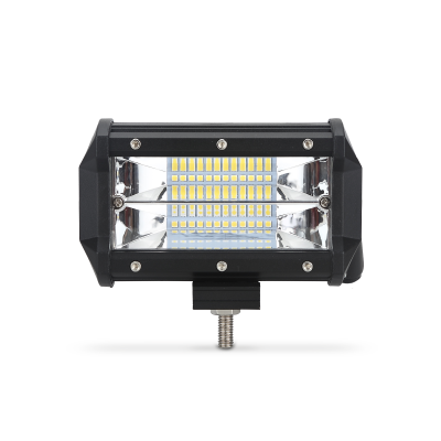 BAR36PLUS OFF ROAD BARRA DE LED PLUS RECTA BARRA DE LED DE 72 WATTS CON DISPLAY 3030 SMD ILMUNIACION  - 13.5 CM DE LARGO COLOR BLANCO - CARCAZA DE ALUMINIO - HA
