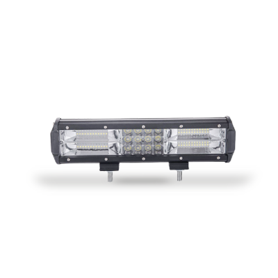 BAR180PLUS OFF ROAD BARRA DE LED PLUS RECTA BARRA DE 16 LED DE 3 WATTS TIPO EPISTAR EN EL CENTRO +  LED SMD 3030 AL COSTADO - 180 WATTS  -  31 CM DE LARGO COLOR