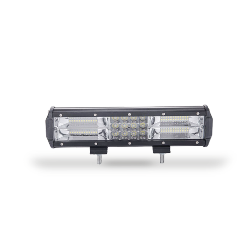 BAR180PLUS OFF ROAD BARRA DE LED PLUS RECTA BARRA DE 16 LED DE 3 WATTS TIPO EPISTAR EN EL CENTRO +  LED SMD 3030 AL COSTADO - 180 WATTS  -  31 CM DE LARGO COLOR