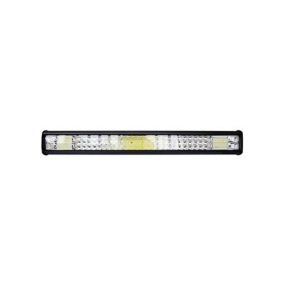 BAR360PLUS OFF ROAD BARRA DE LED PLUS RECTA BARRA DE 120 LED DE 3 WATTS TIPO EPISTAR + DISPLAY LED 3030 SMD AL COSTADO - 324 WATTS - 66 CM DE LARGO COLOR BLANCO