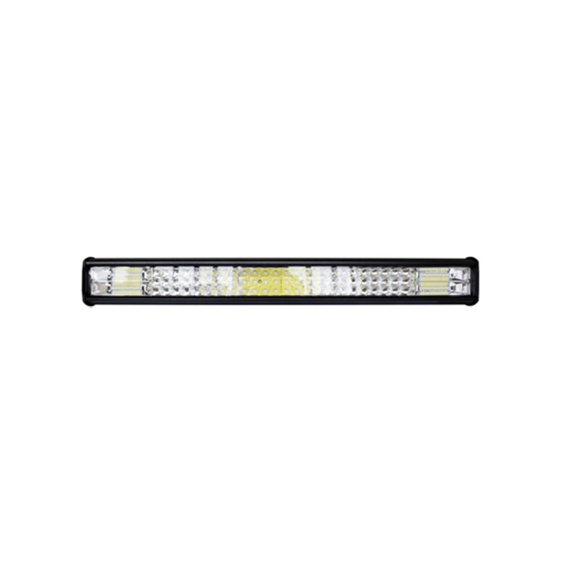 BAR360PLUS OFF ROAD BARRA DE LED PLUS RECTA BARRA DE 120 LED DE 3 WATTS TIPO EPISTAR + DISPLAY LED 3030 SMD AL COSTADO - 324 WATTS - 66 CM DE LARGO COLOR BLANCO