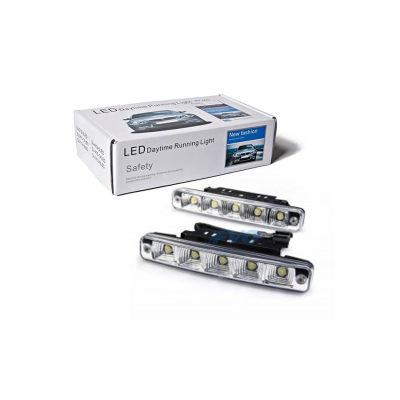 DJ4125LED OFF ROAD JUEGO DE FAROS DE LED AUXILIARES UNIVERSAL RECTANGULAR - 5 LED SMD 5050 EN CADA FARO - COLOR BLANCO 24V.