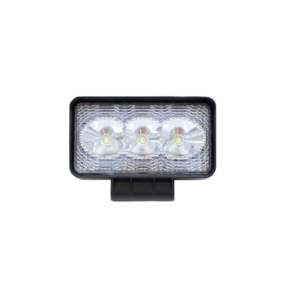 DJ5900BLA OFF ROAD FARO DE LED UNIVERSAL RECTANGULAR 9 WATTS (3 LED  3 WATTS) COLOR BLANCO 12V / 24V - HAZ DE LUZ SPOT