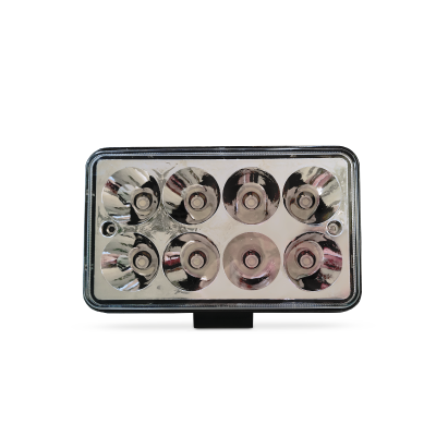 DJ5935BLA OFF ROAD FARO DE LED UNIVERSAL RECTANGULAR 24 WATTS (8 LED  3 WATTS) 15.5  9 CM COLOR BLANCO 12V / 24V SPOT - HAZ DE LUZ SPOT -