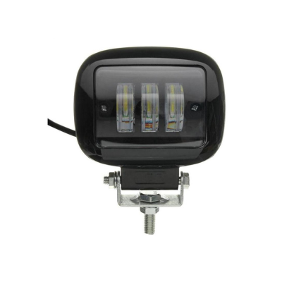 DJ5940BLALA OFF ROAD FARO DE LED UNIVERSAL RECTANGULAR 30 WATTS (3 LED  10 WATTS) COLOR BLANCO 12V / 24V - HAZ DE LUZ SPOT -