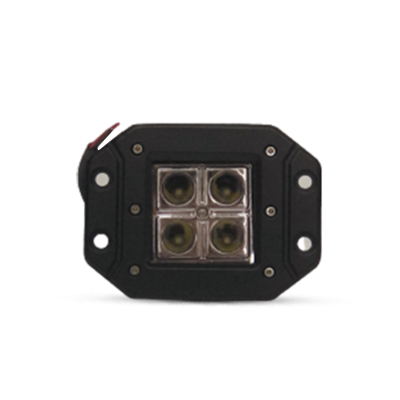 DJ5960BLALA OFF ROAD FARO DE LED UNIVERSAL RECTANGULAR 12 WATTS (4 LED  3 WATTS) COLOR BLANCO 12V / 24V - HAZ DE LUZ SPOT -
