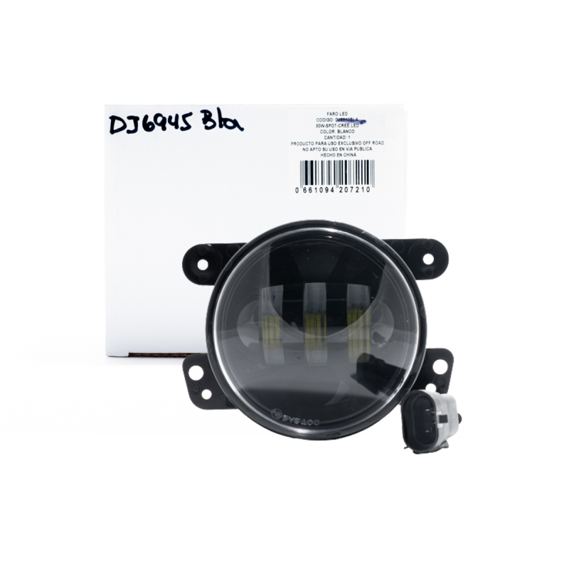 DJ6945BLA OFF ROAD FAROS DE LED AUXILIAR UNIVERSAL JEEP WRANGLER - RENAULT - PEUGEOT - FORD - FIAT