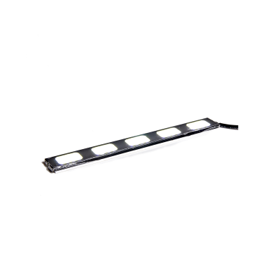 BARRA RIGIDA DE LED COB  CON 5 DIVISIONES NEGRAS AUTOADHESIVA 12V