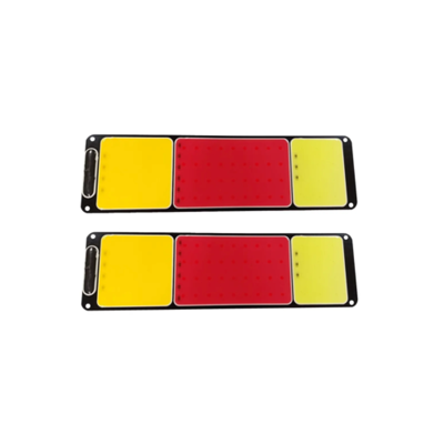 TRUCK-TRI12V OFF ROAD FAROS DE CAMION JUEGO DE FAROS TRASEROS PARA CAMION AMBAR (8CM) + ROJO (14CM) + BLANCO (6CM) >> 28CM ANCHO X 7CM ALTO RESISTENTE AL AGUA 1