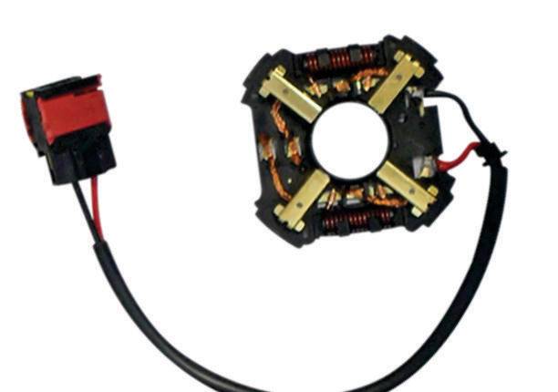 5202 Plaqueta portacarbon electro. Ventilador Peugeot 206/207 ficha roja