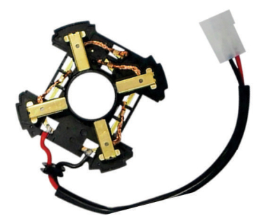 5204 Plaqueta portacarbon elect. Ventilador Fiat Uno/ Duna/ 147