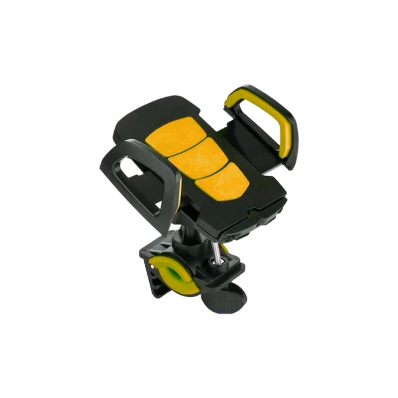 KBSOP012Y ACCESORIO PARA CELULAR SOPORTE CELULAR / GPS PARA BICIS Y MOTOS AMARILLO