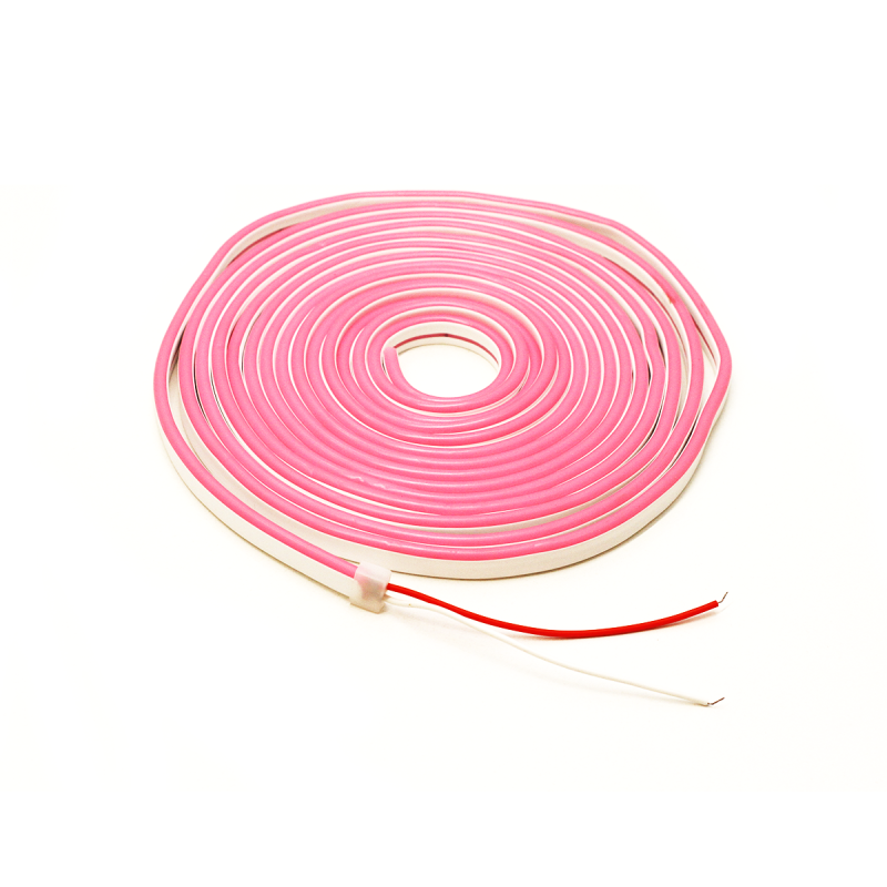 LEDDRILT12PIN ROLLO DE LED ROLLO DE LED DE NEON ULTRA BRILLOSO 5 METROS ROSA 12V