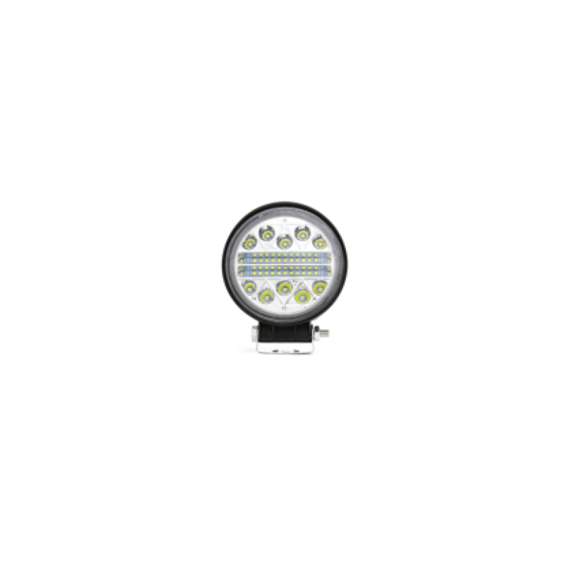 DJ912MULTI OFF ROAD FARO DE LED FARO DE LED REDONDO - 40 LED 90W MAS PLACA SMD  UNO  BLANCO 10.8x2x11CM